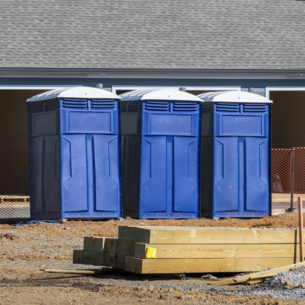 do you offer hand sanitizer dispensers inside the portable toilets in West